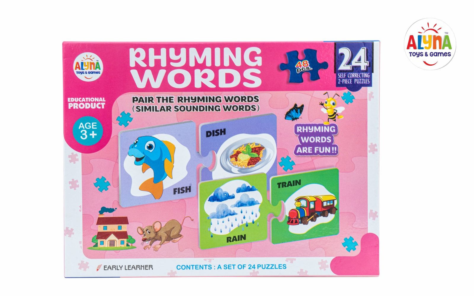 Ankit Toys Rhyming Words Jigsaw Puzzle Ankit Toys Manufacturing Company