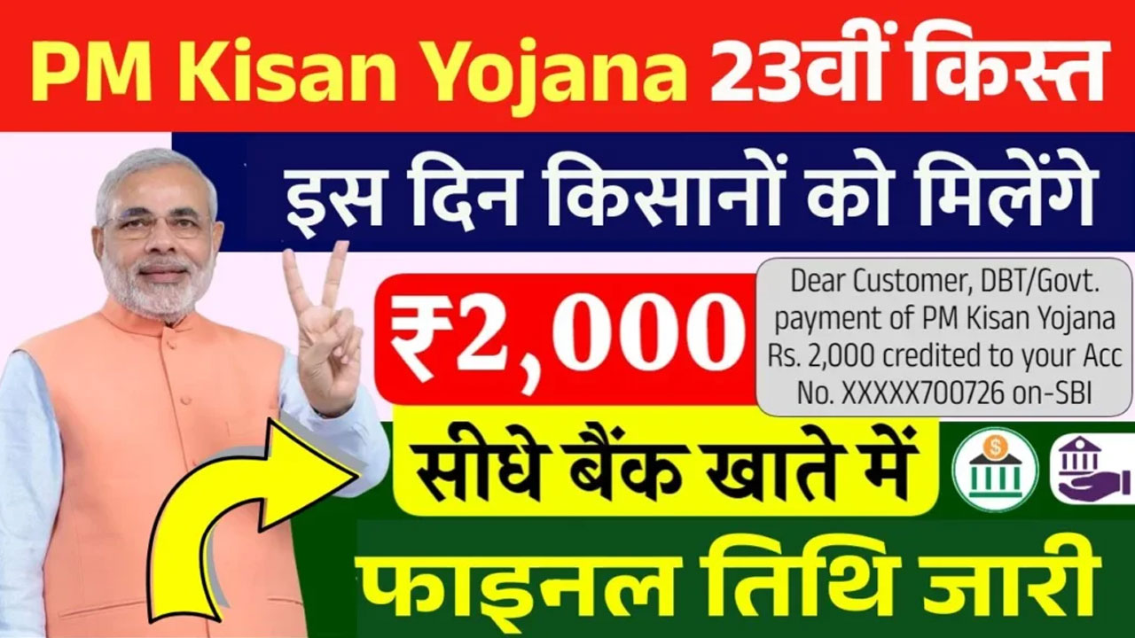 PM Kisan 23rd Installment 2026: फाइनल डेट तय! इस दिन खाते में आएंगे ₹2000
